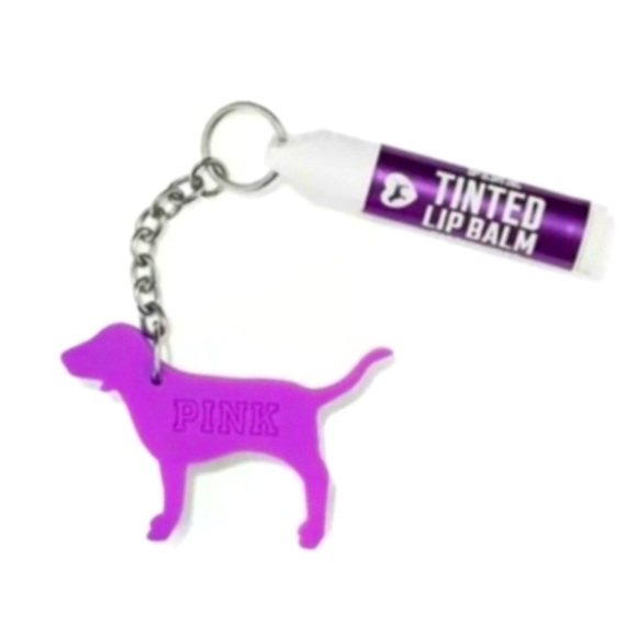 PINK Victoria's Secret Other - PINK VS Tinted Lip Balm Mini Dog Keychain